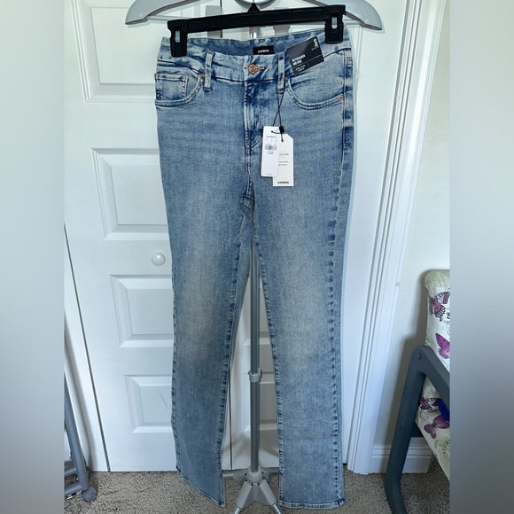 Express Women's Light Blue Flex Jeans NWT - Picture 1 of 10